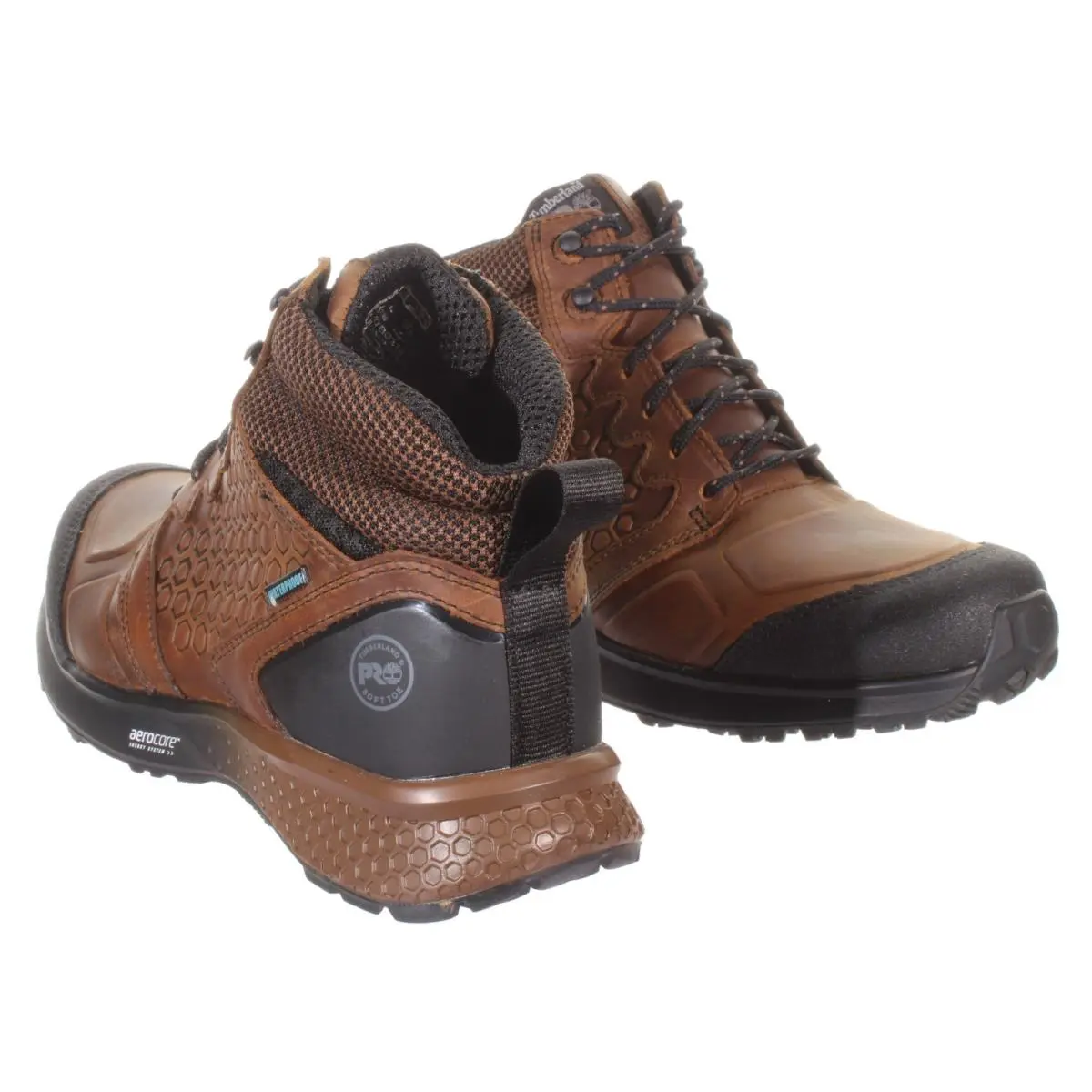 Timberland shoes - Timberland Pro® Reaxion Soft Toe Waterproof - A27BG - Brown, Black (UPC: 197064870936) 10