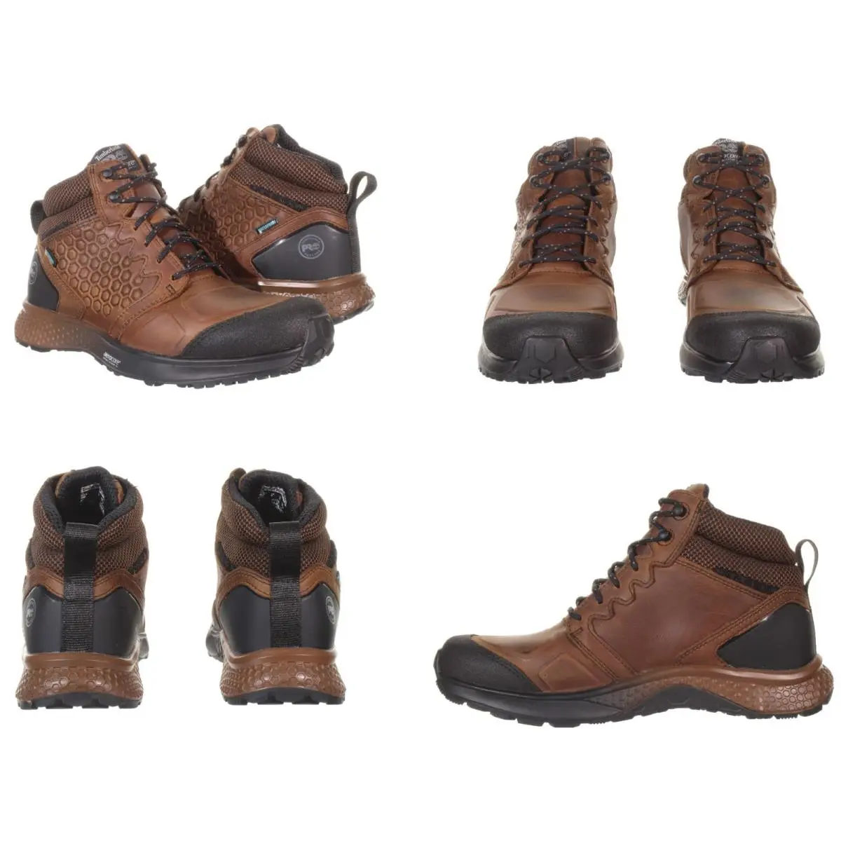 Timberland shoes - Timberland Pro® Reaxion Soft Toe Waterproof - A27BG - Brown, Black (UPC: 197064870936) 1