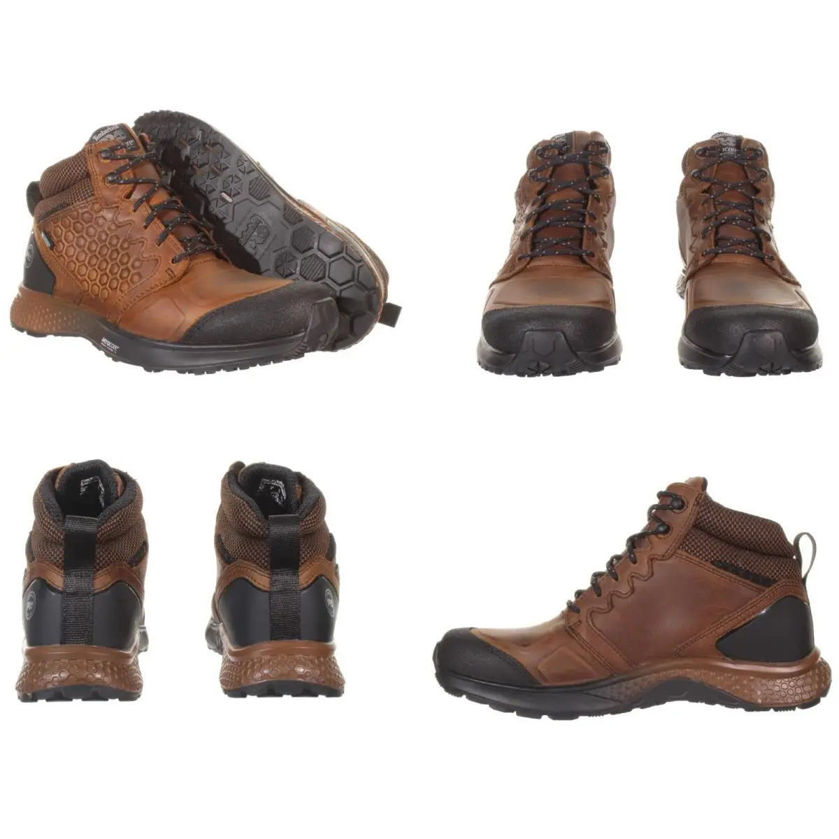 Timberland shoes - Timberland Pro® Reaxion Soft Toe Waterproof - A27BG - Brown, Black (UPC: 197064870936) 7