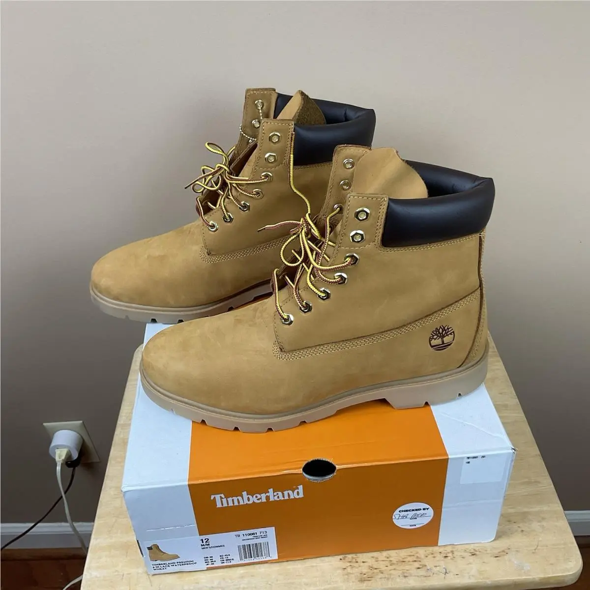 Timberland Boots Shoes Mens 13 Waterproof 6” Lace Wheat Tb118094231