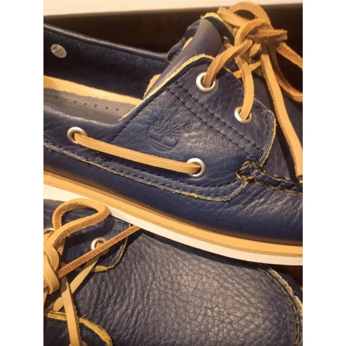 Timberland shoes - Timberland Cedar Bay Boat Shoes - Blue 3