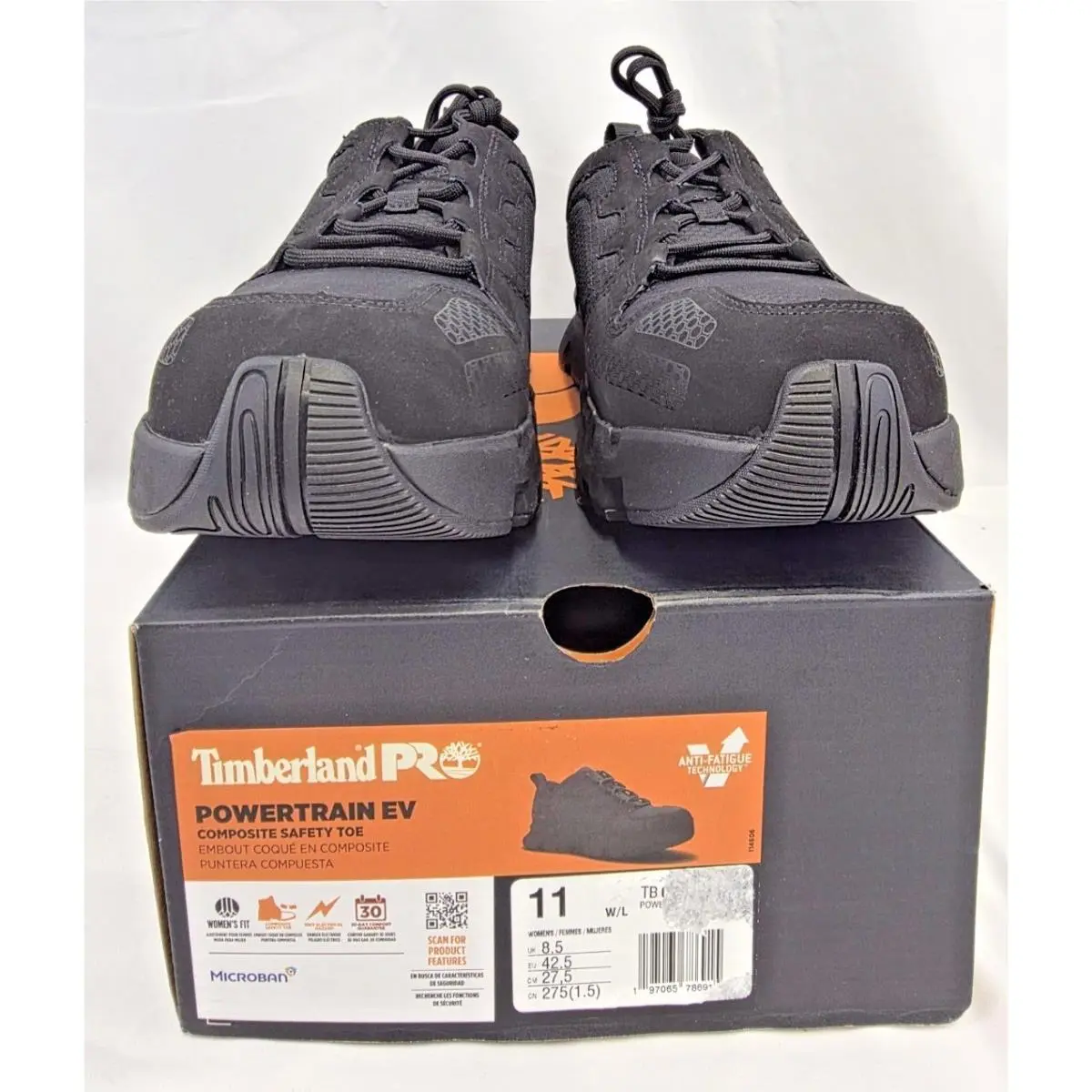 Timberland Pro Powertrain EV Composite Toe 11W Wide Womens Work Shoes EH