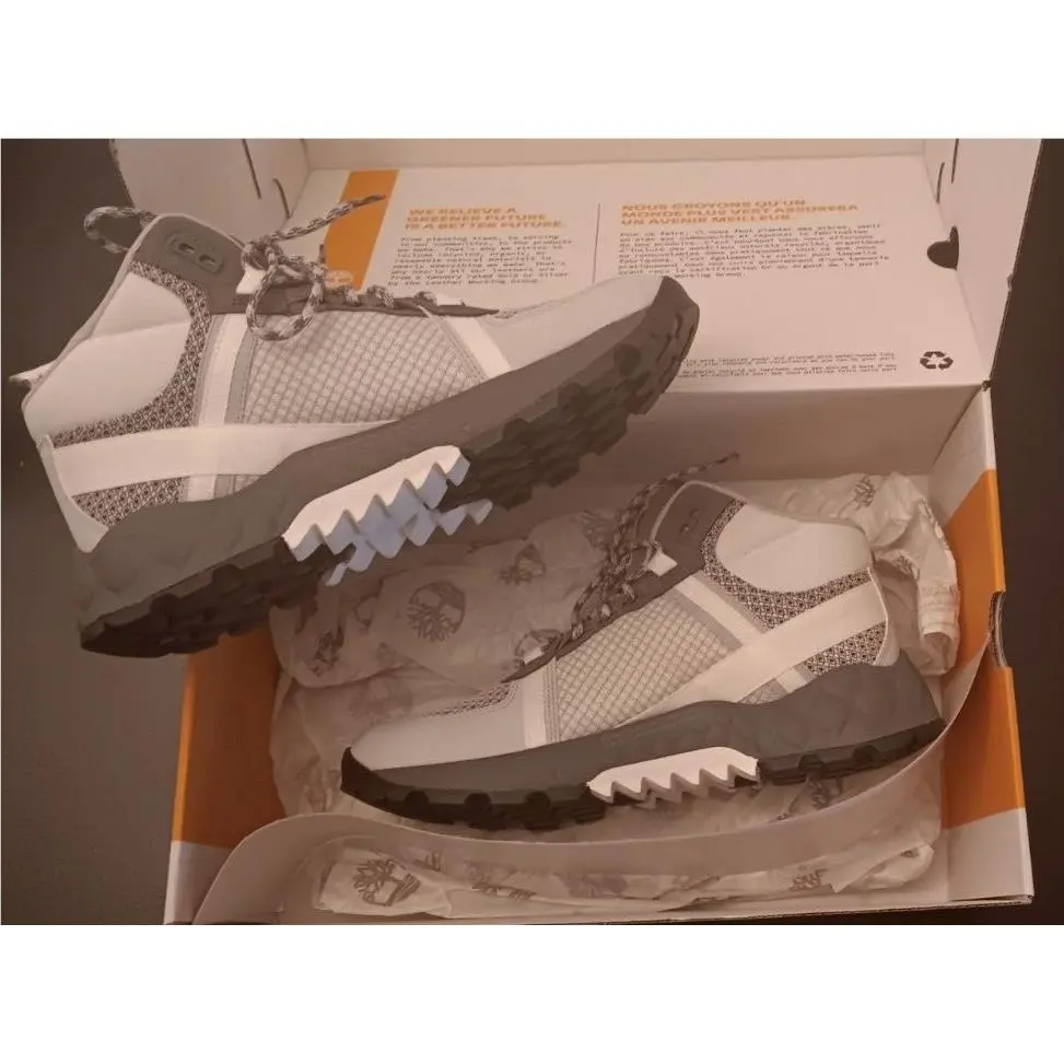 Timberland shoes - Timberland Solar Wave Midnight Grey Mesh Light Grey Boot - Grey 3