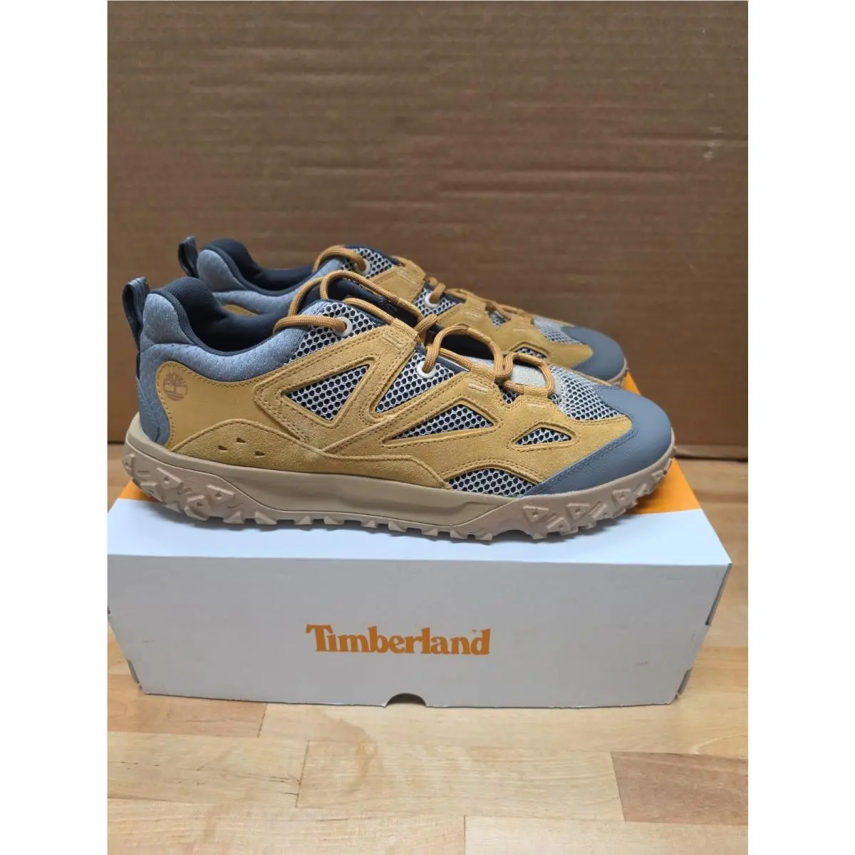 Timberland Greenstride Motion 6 Wheat Premium Leather Trail Shoe Mens Sz 13