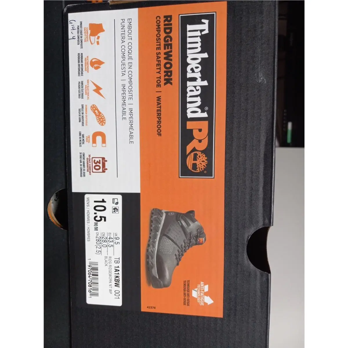 Timberland shoes - Timberland PRO Ridgework Composite - PRO Ridgework Composite - Black 6