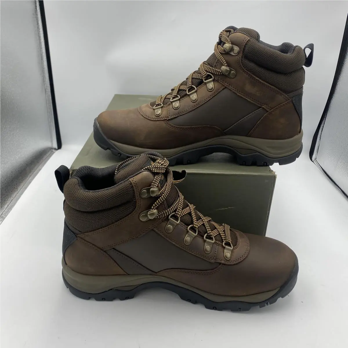 Timberland shoes - Timberland Keele Ridge Waterproof Mid Hiker A163L - Brown 4