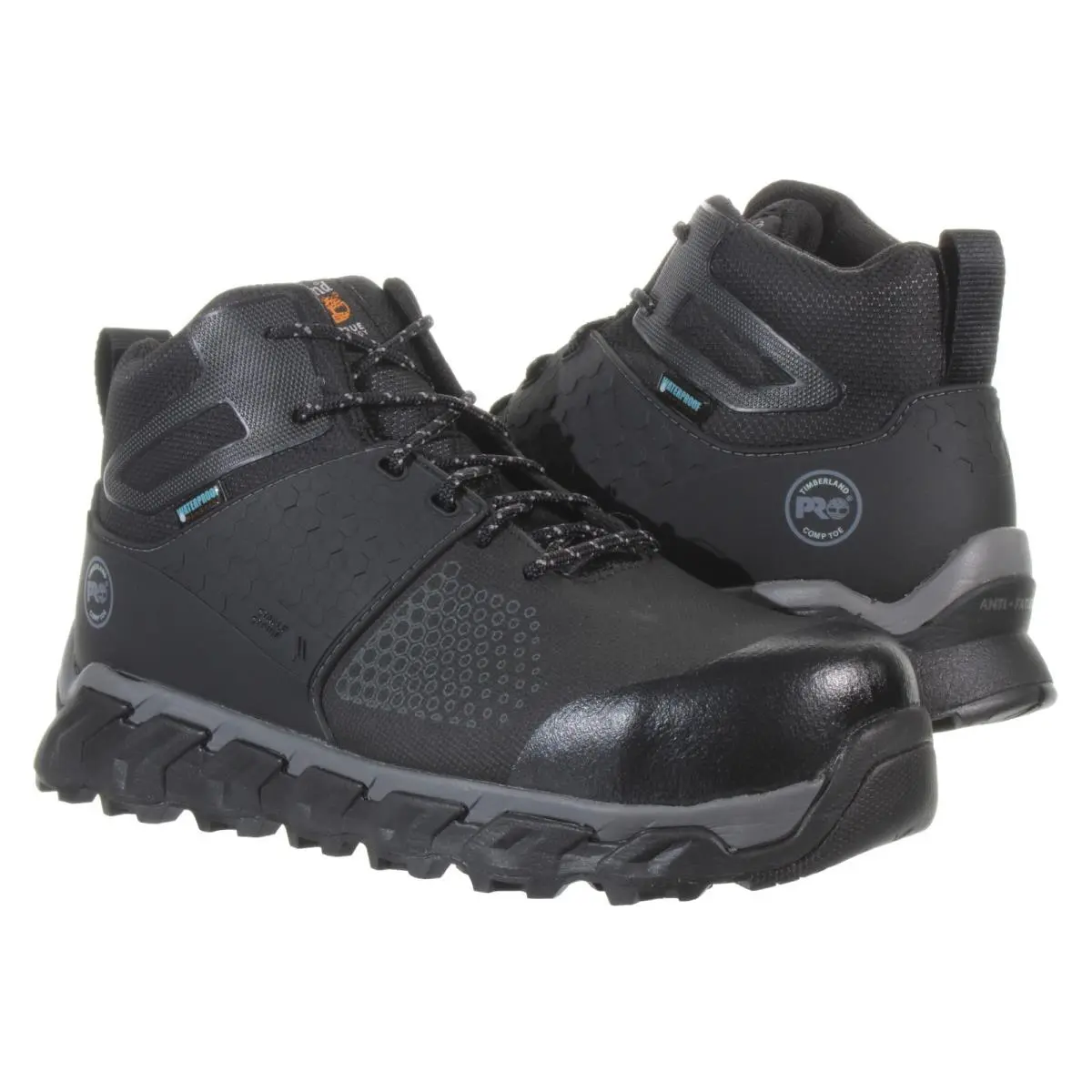 Timberland shoes - Timberland Pro® Ridgework Comp-Toe Waterproof - A1KBW - Black (UPC: 197064707430) 3