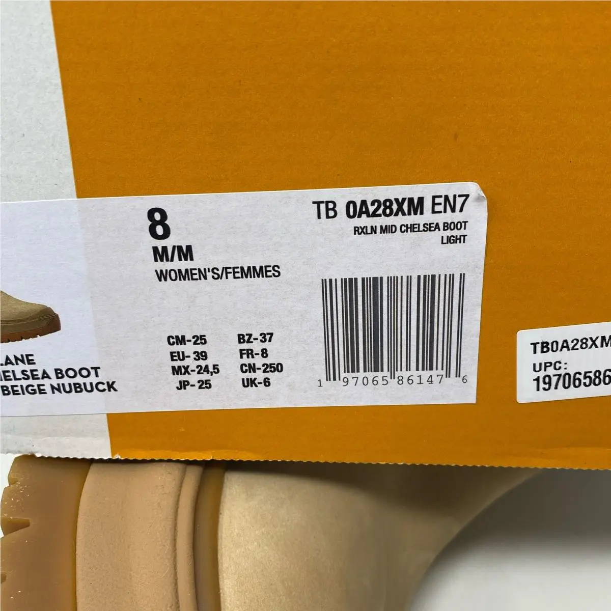 Timberland shoes - Beige (UPC: 197065861476) 1
