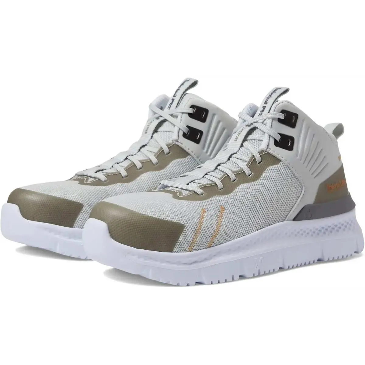 Timberland Pro Setra Mid Composite Safety Toe Grey/gold Women`s Size 7.5