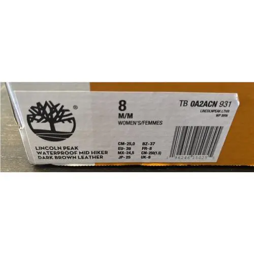 Timberland shoes - Timberland Lincoln Peak - Lincoln Peak - Dark Brown (UPC: 0196246150255) 5