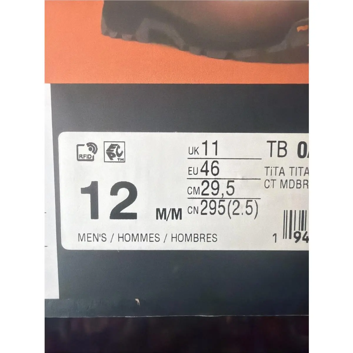 Timberland shoes - Timberland PRO TiTAN EV - PRO TiTAN - OA5YC3 - Brown (UPC: 0194115966785) 9