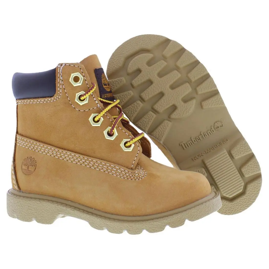 Timberland Classic Boot PS Boys Shoes Size 7 Color: Wheat