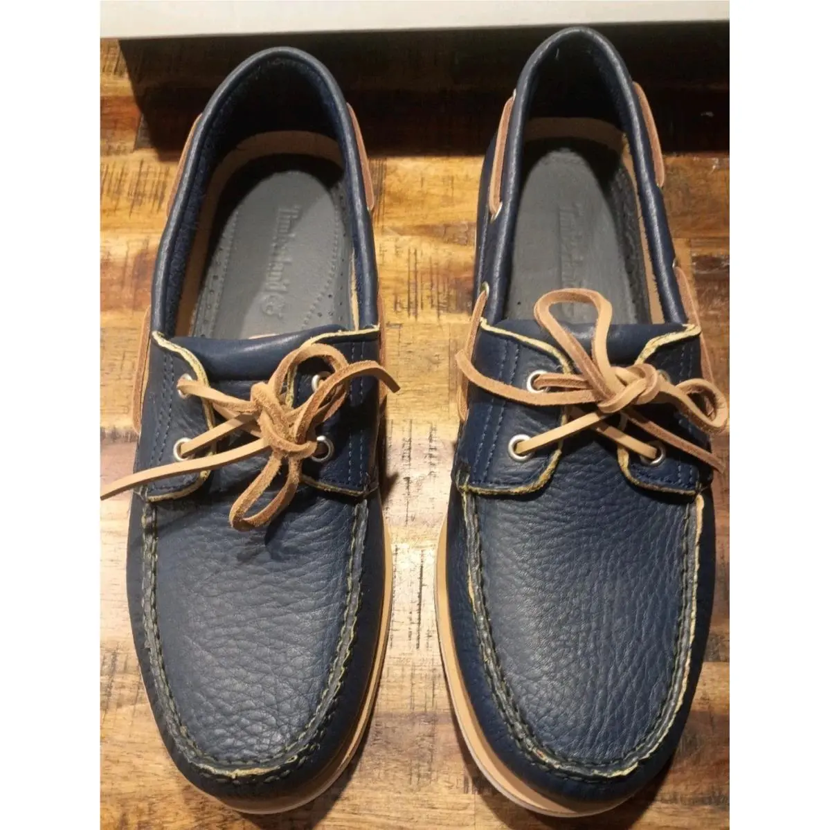 Timberland shoes - Timberland Cedar Bay Boat Shoes - Blue 1