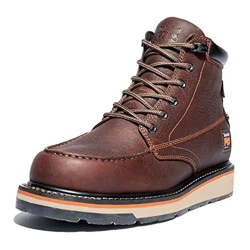 Timberland Pro Men`s Gridworks 6 Soft Toe WP Wedge TB0A1KRQ Rancher Brown