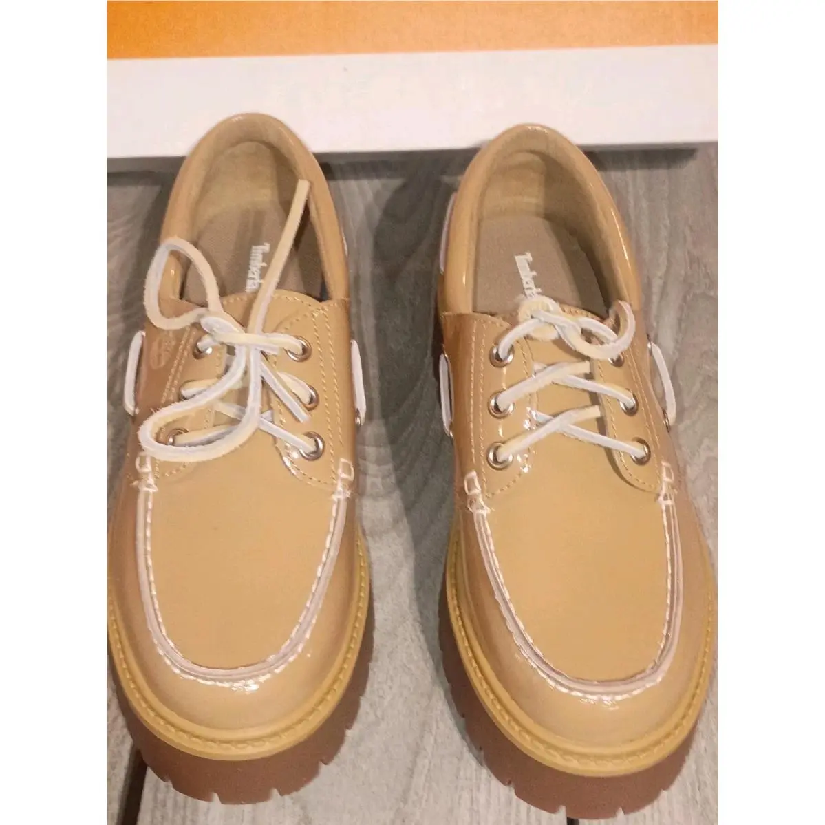 Timberland shoes - stone street pink patent leather - Beige 6