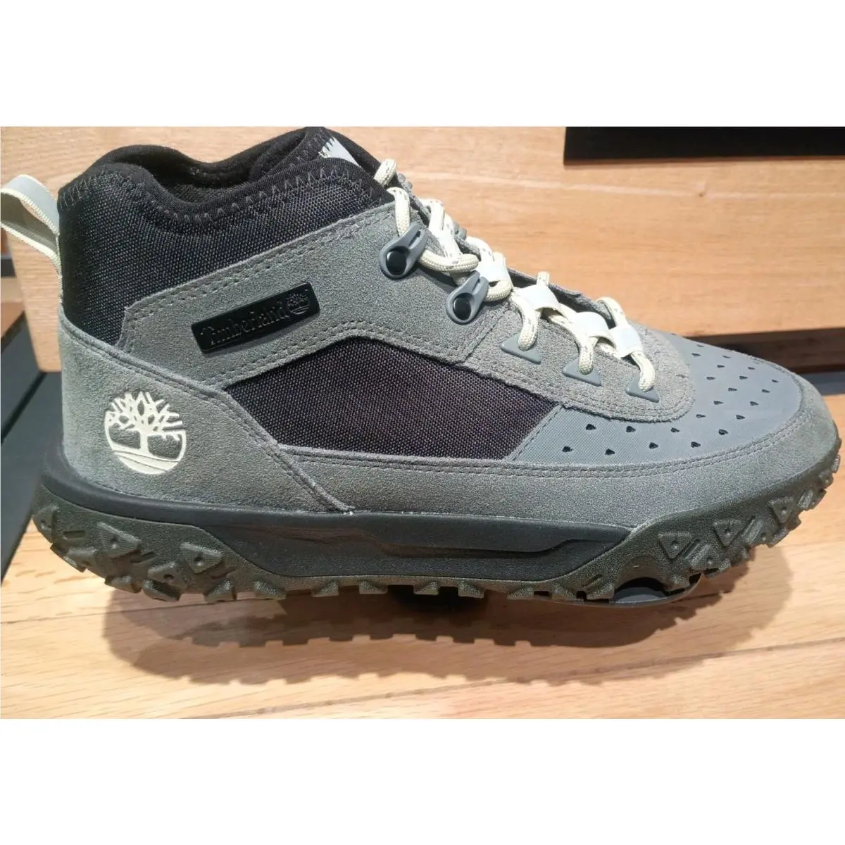 2026 Timberland Mens Greenstride Motion 6 Trail Shoe Med Gray Black 12