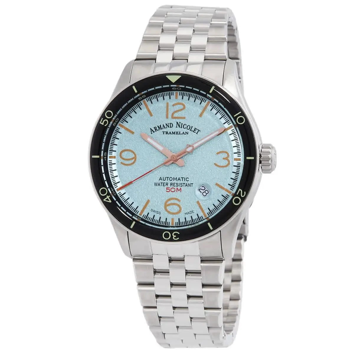 Armand Nicolet M2H Automatic Men`s Watch A740HNA-ZS-BMA22740A