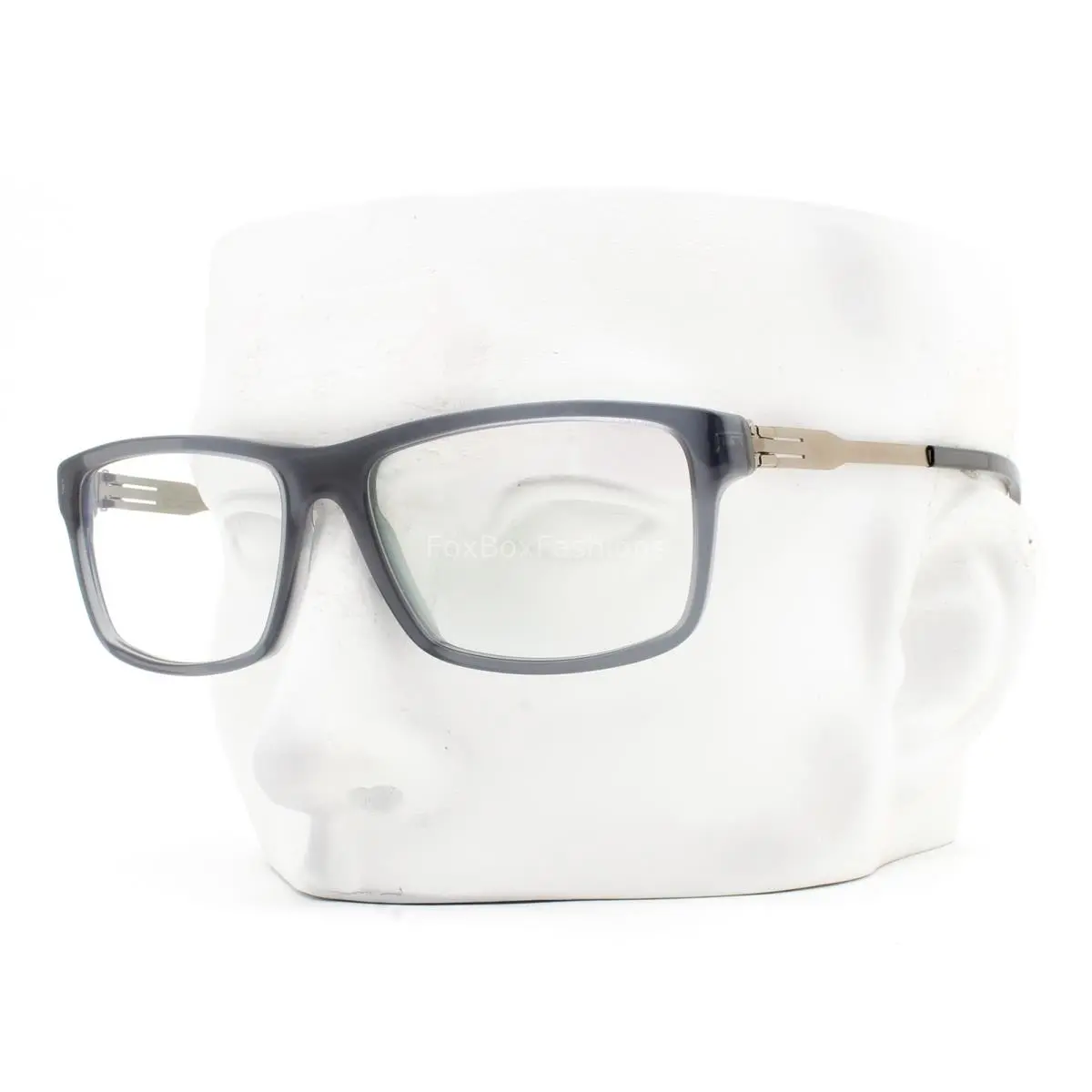 Ic Berlin Thomas M. Eyeglasses Glasses Transparent Blue on Bronze 51mm W/case by ic! berlin