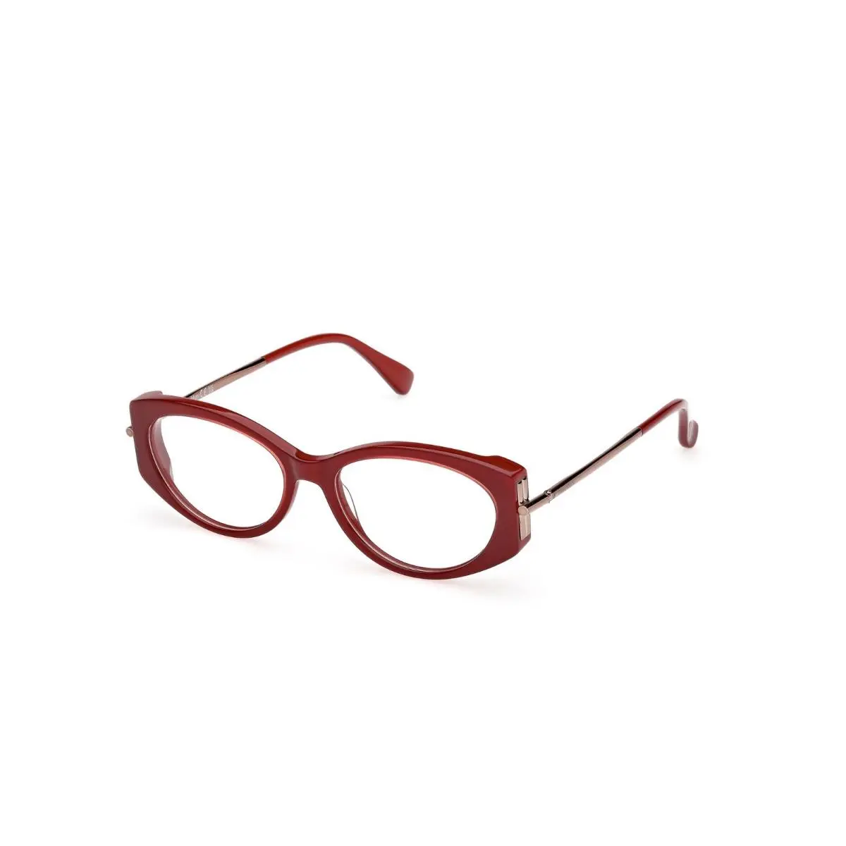 MM5204 069 Shiny Bordeaux 52MM Eyeglasses 52-16-140 by Max Mara