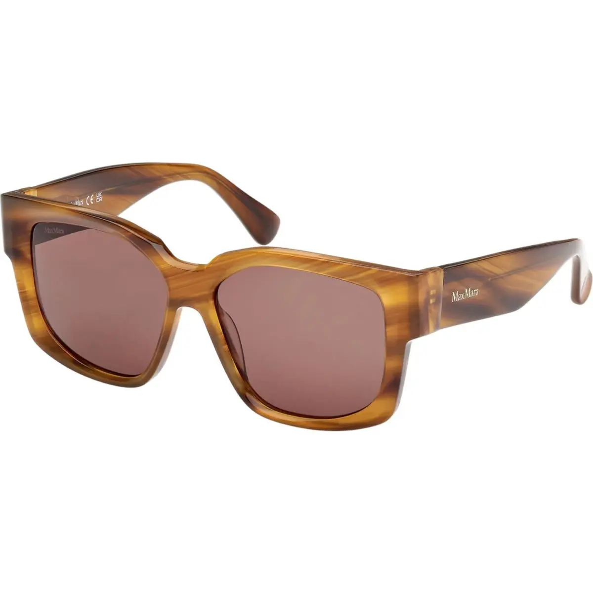 Max Mara MM0145 50E Dark Brown/brown Sunglasses 54-14-135