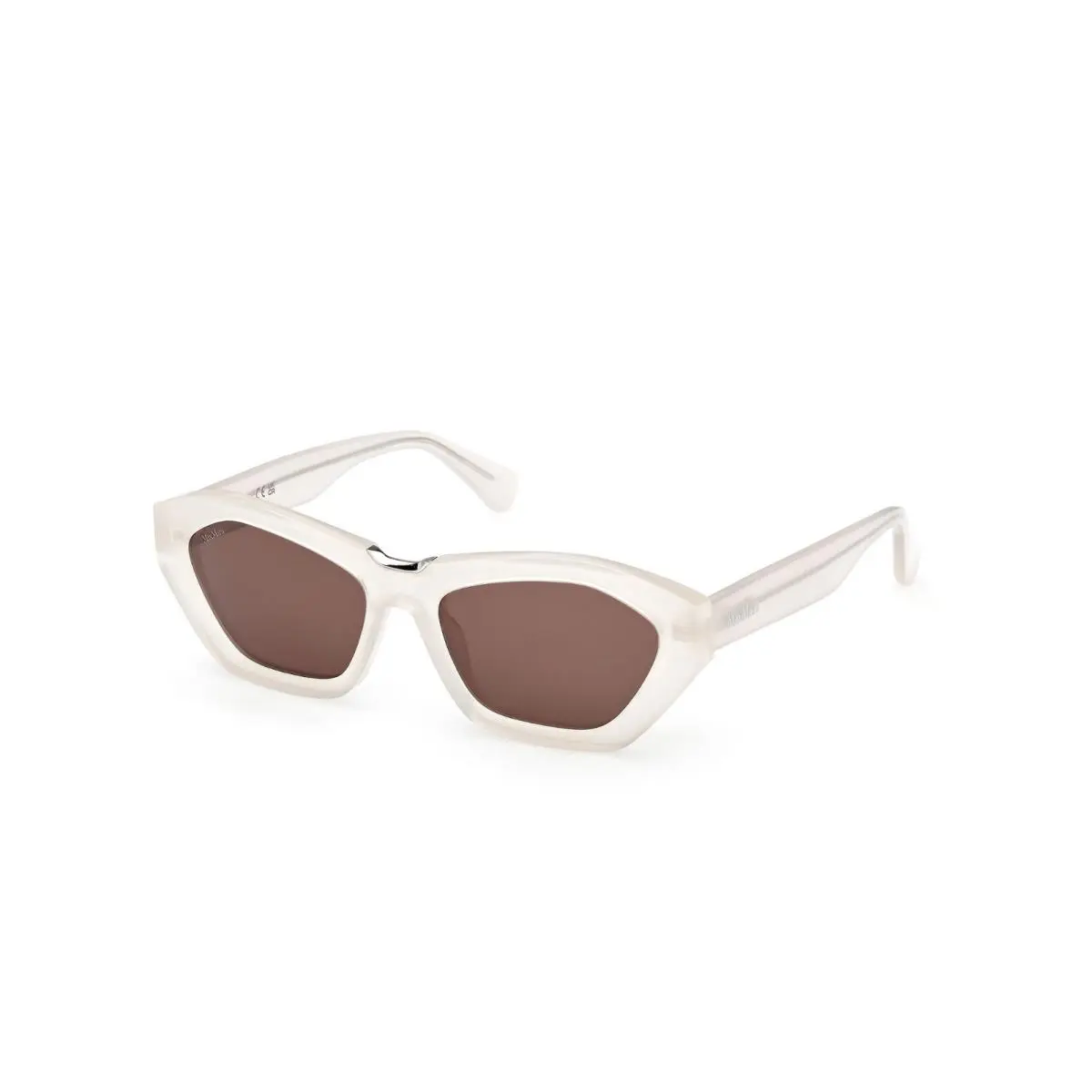 MM0169 25E Ivory/brown Sunglasses 54-17-140 by Max Mara