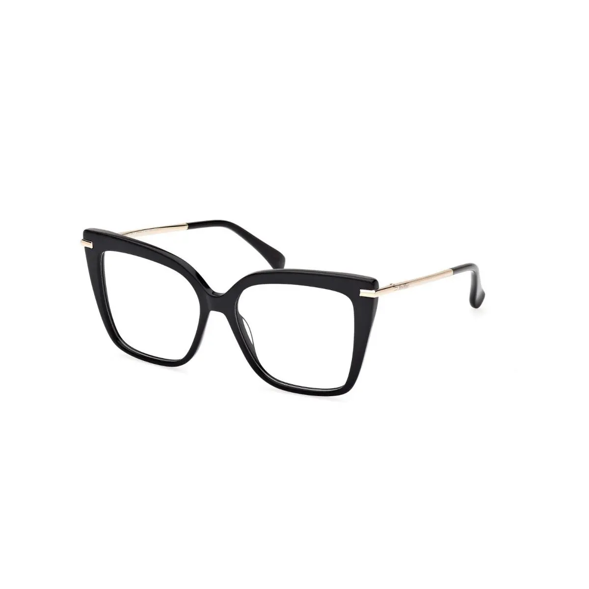 MM5144 001 Shiny Black 54MM Eyeglasses 54-15-135 by Max Mara