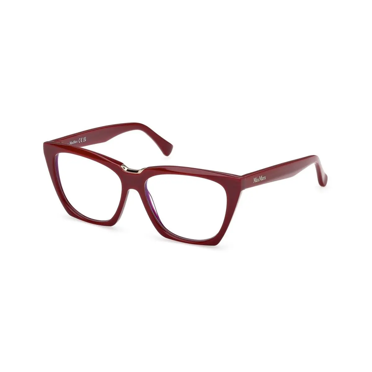 MM5188-B 069 Shiny Bordeaux 54MM Eyeglasses 54-14-140 by Max Mara