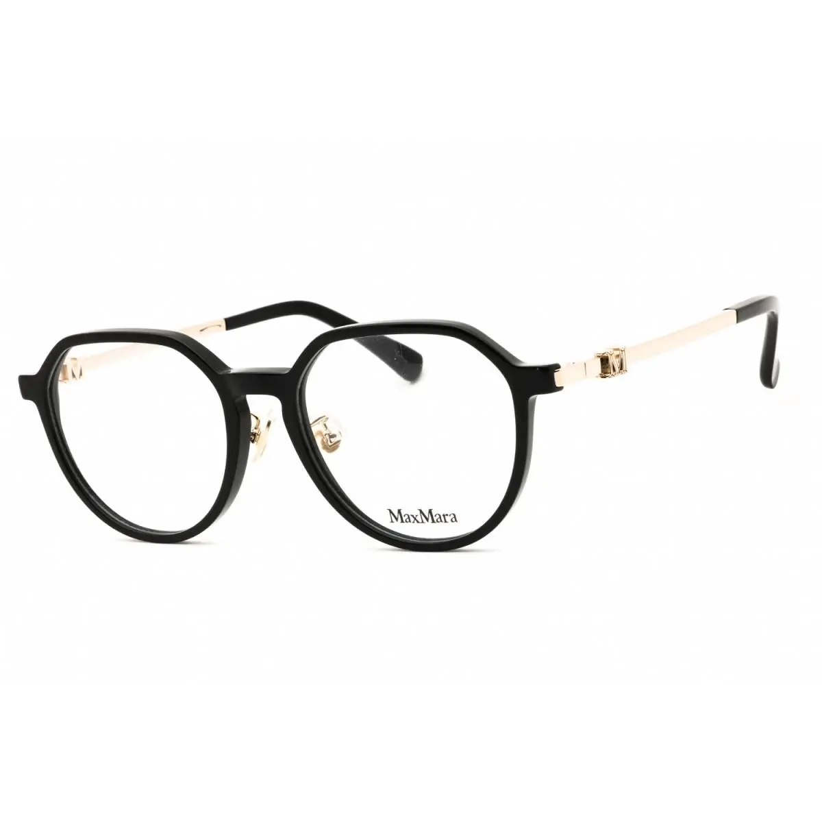 MM5088-D 001 Shiny Black 53mm Eyeglasses by Max Mara