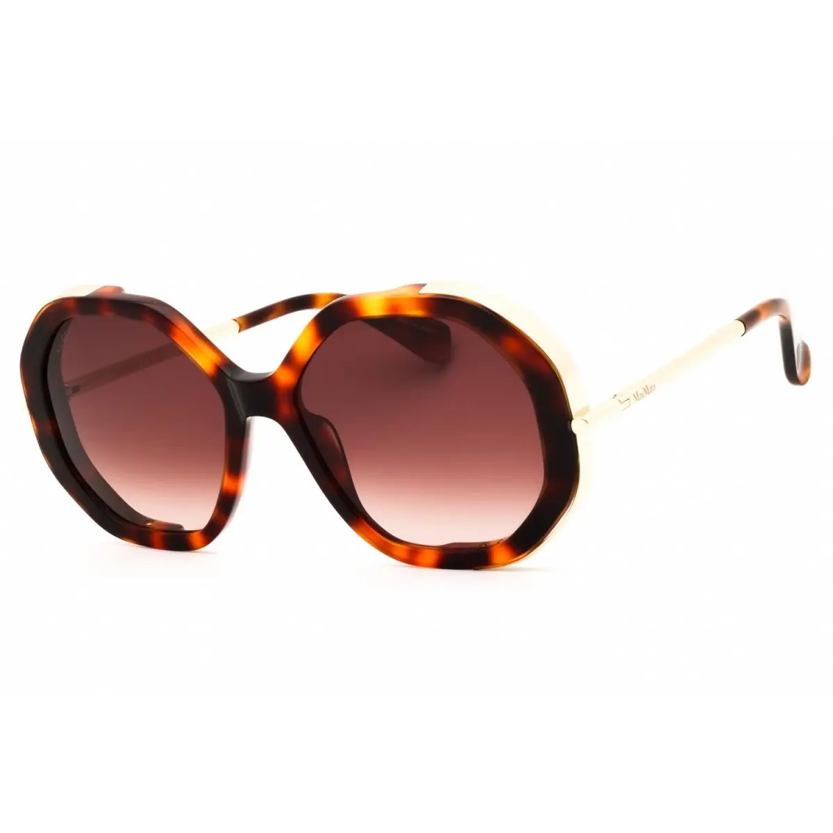 MM094-52F-55 Sunglasses Frame Size 55mm 135mm 17mm Havana Women by Max Mara