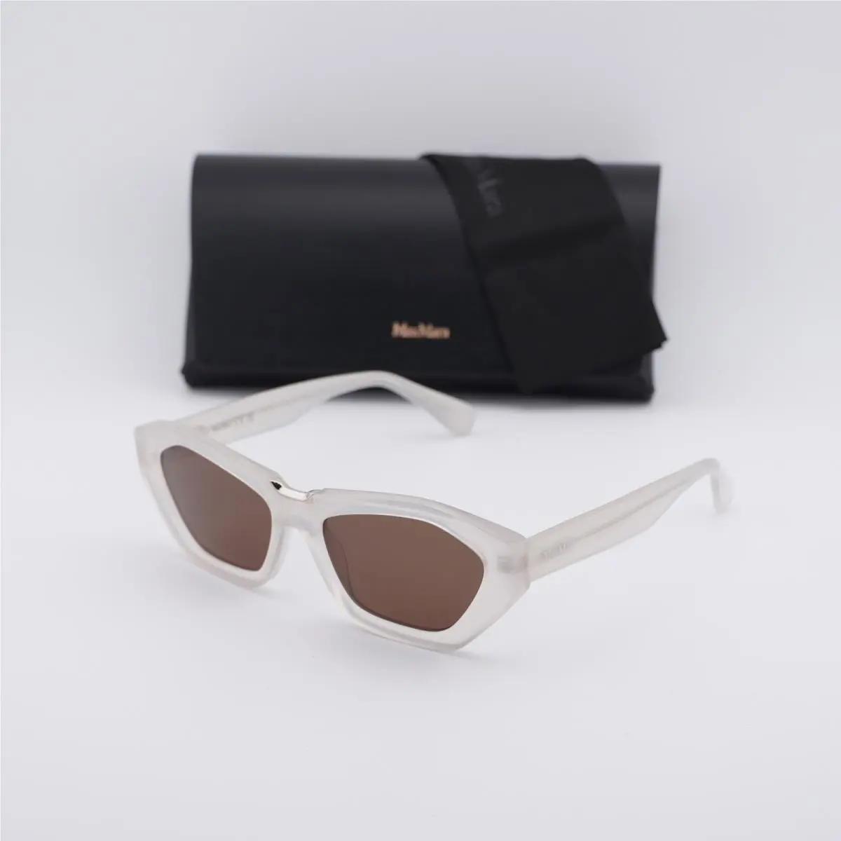 Max Mara MM0169 25E Ivory/brown 54-17-140 Sunglasses