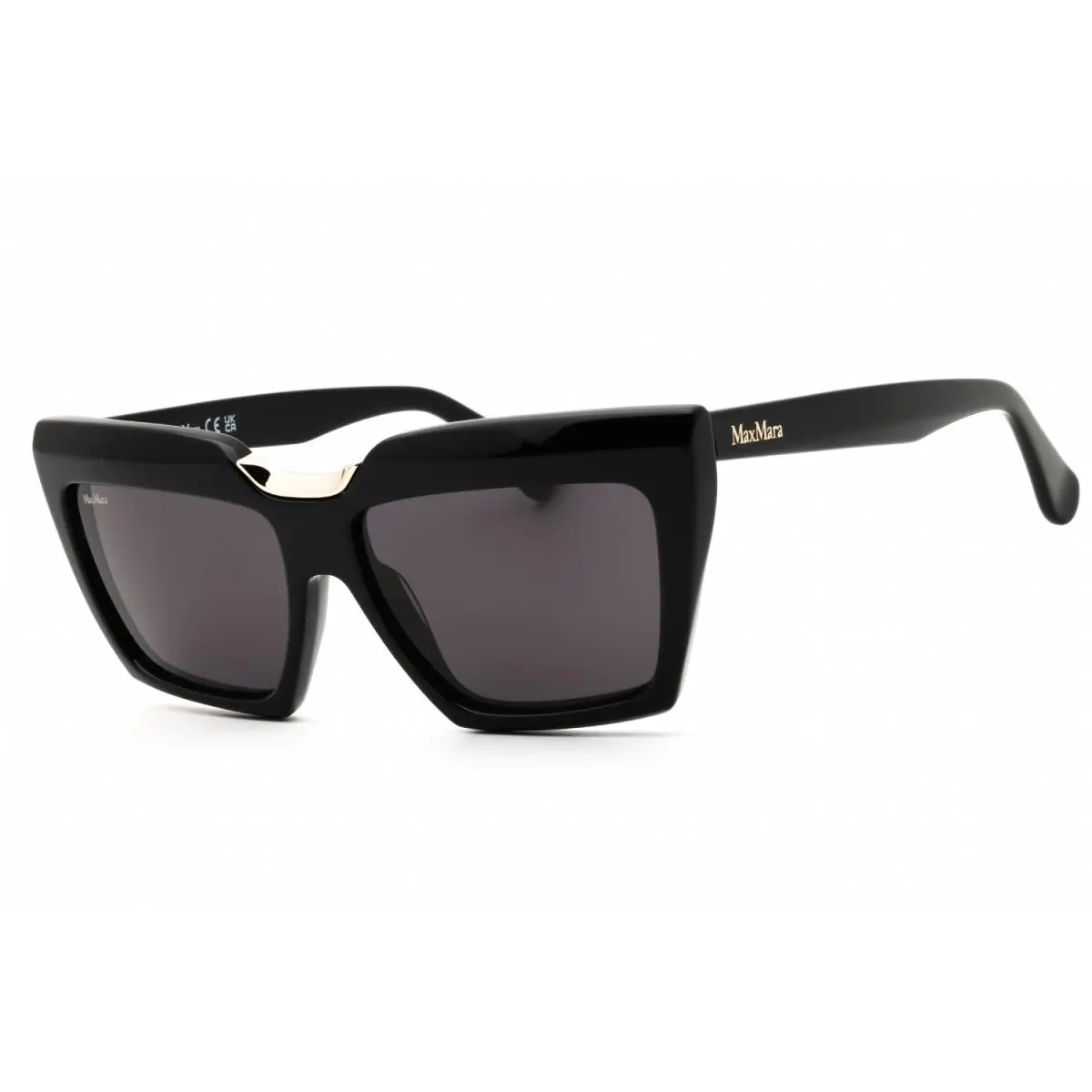 Max Mara MM0137-01A-56 Sunglasses Frame Size 56mm 140mm 15mm Black Women