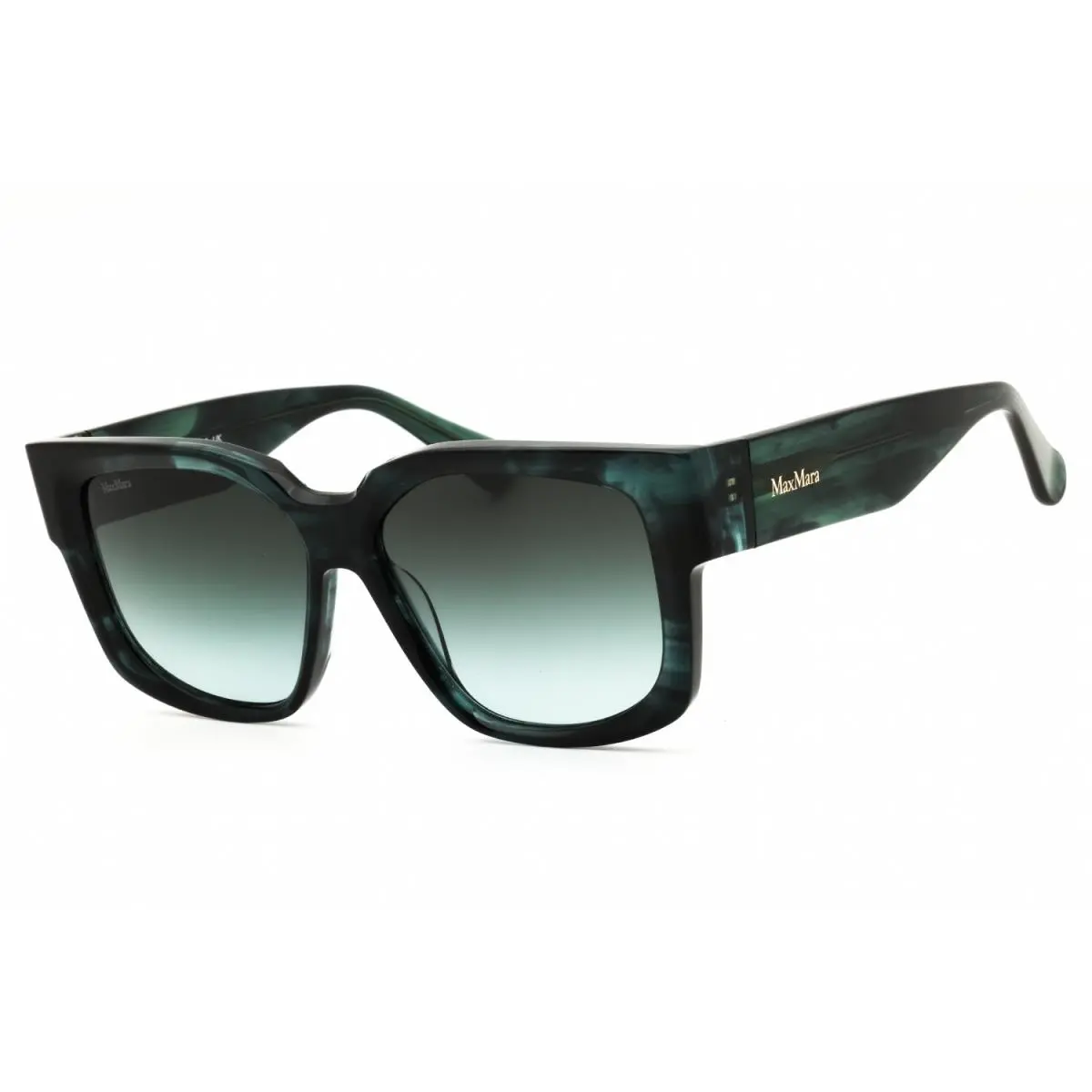 MM145-98P-54 Sunglasses Frame Size 54mm 135mm 14mm Green Women by Max Mara