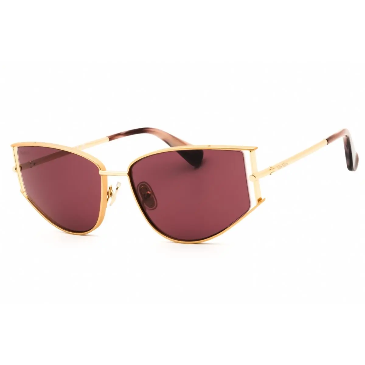 MM0141-32Y-58 Sunglasses Frame Size 58mm 135mm 17mm Gold Women by Max Mara