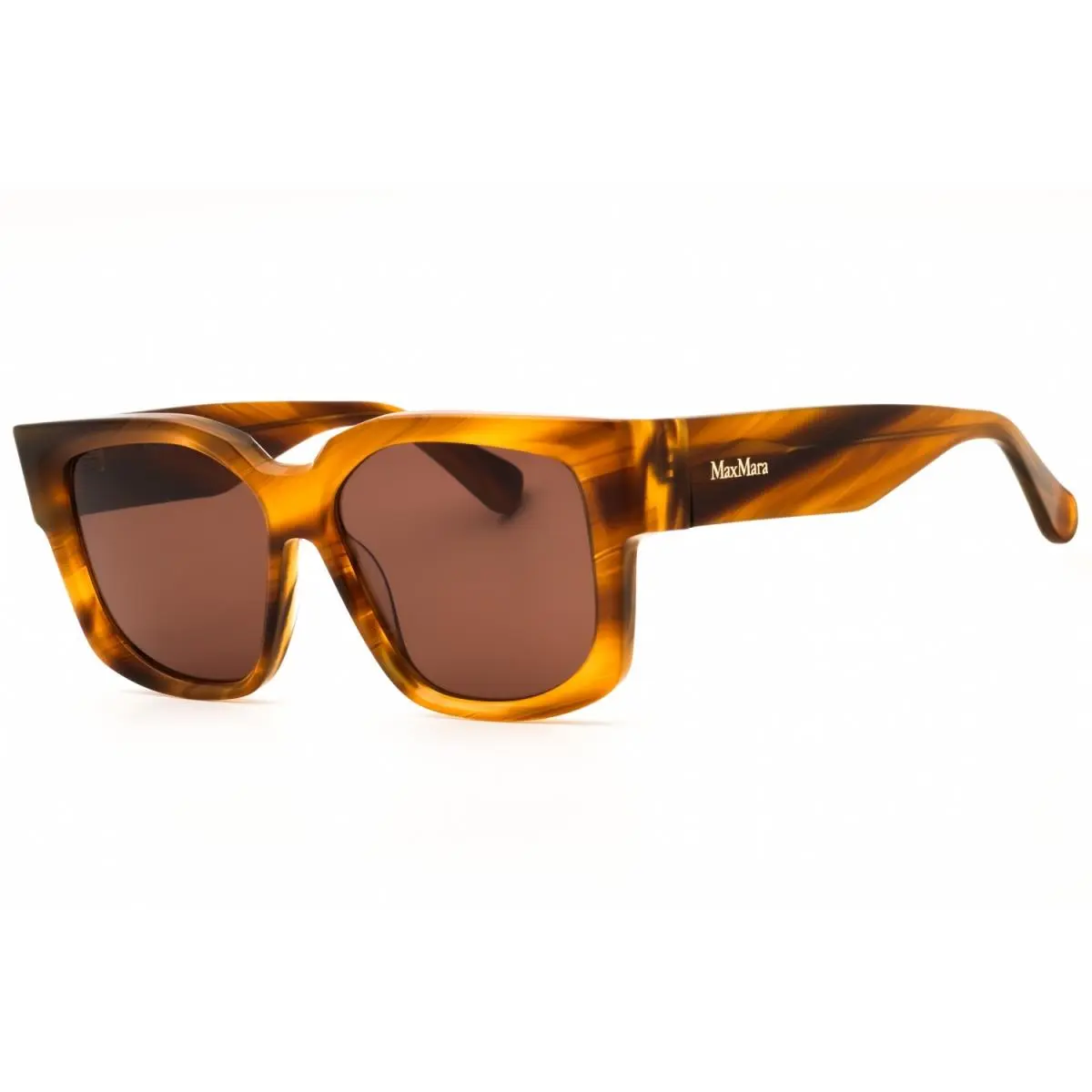MM145-50E-54 Sunglasses Frame Size 54mm 135mm 14mm Brown Women by Max Mara