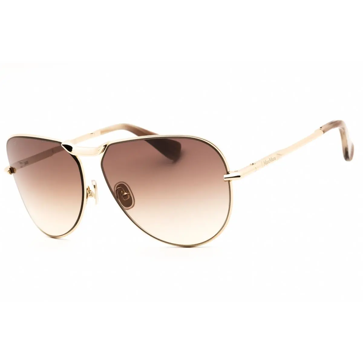 MM0134-32F-59 Sunglasses Frame Size 59mm 125mm 13mm Gold Women by Max Mara