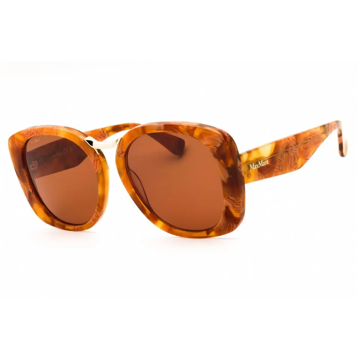 MM092-56E-55 Sunglasses Frame Size 55mm 140mm 18mm Havana Women by Max Mara