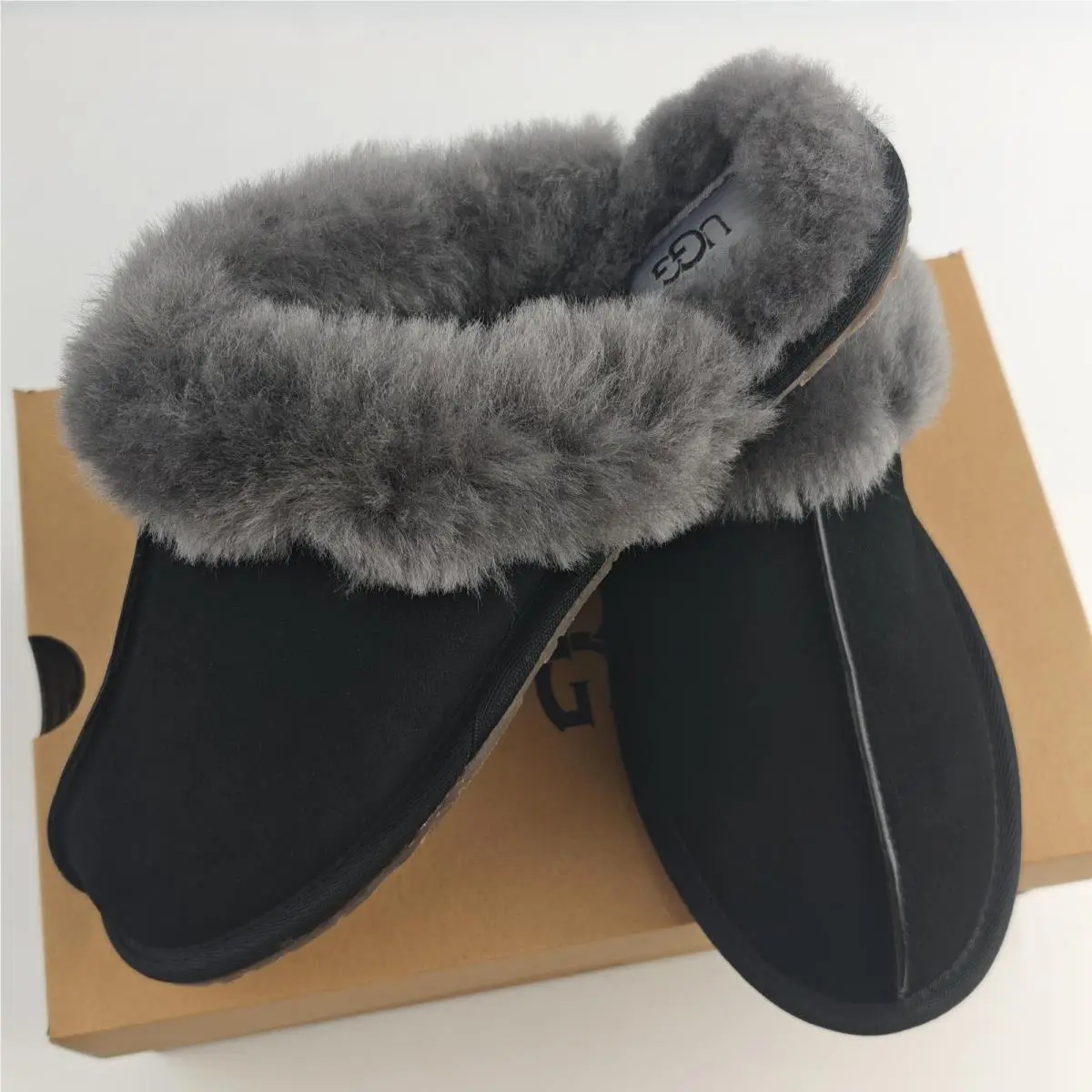 UGG shoes - UGG Scuffette II - Scuffette - Black/Grey 0