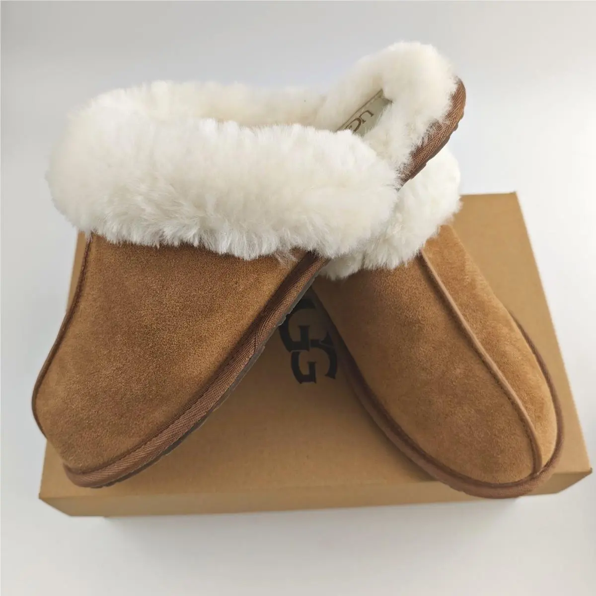 UGG shoes - UGG Scuffette II - Scuffette - Chestnut 9