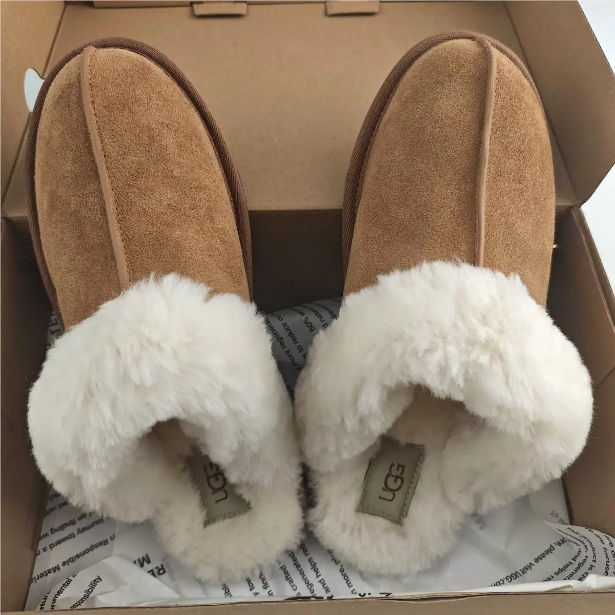 UGG shoes - UGG Scuffette II - Scuffette - Chestnut 3