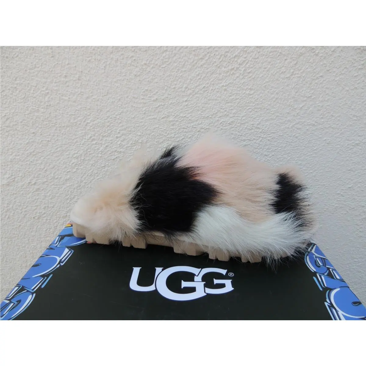 UGG shoes - UGG Shag it Crazy Slide - Natural/ Multi (UPC: 191142479035) 0