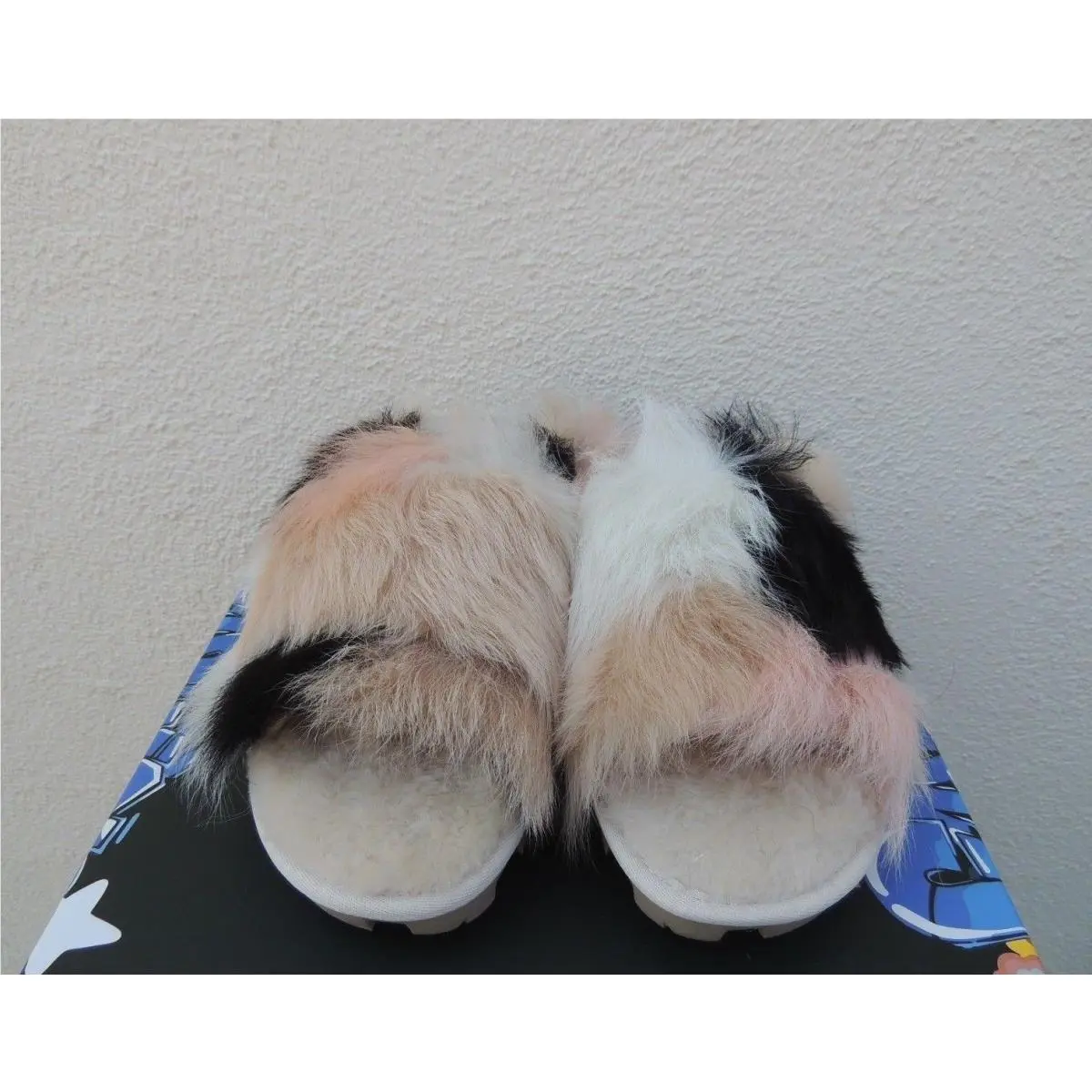 UGG shoes - UGG Shag it Crazy Slide - Natural/ Multi (UPC: 191142479035) 2