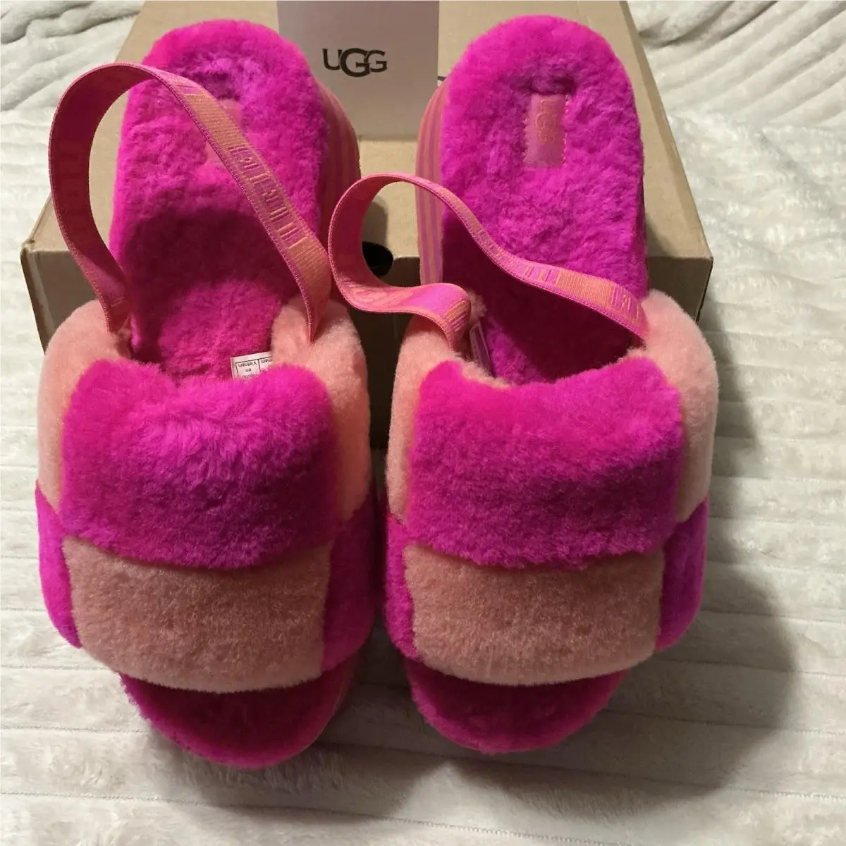 UGG shoes - PRIDE DISCO CHECKERS - PRIDE DISCO CHECKERS - Coral / Rock Rose / Pink, Manufacturer: Coral / Pink 2