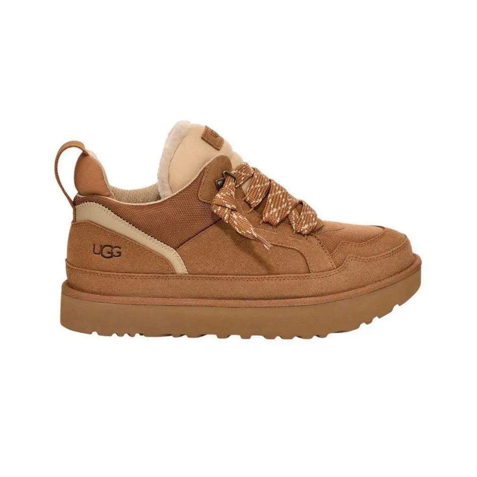 Ugg Women’s LO Lowmel Chestnut 1168890 Sz. 9 Mesh Suede