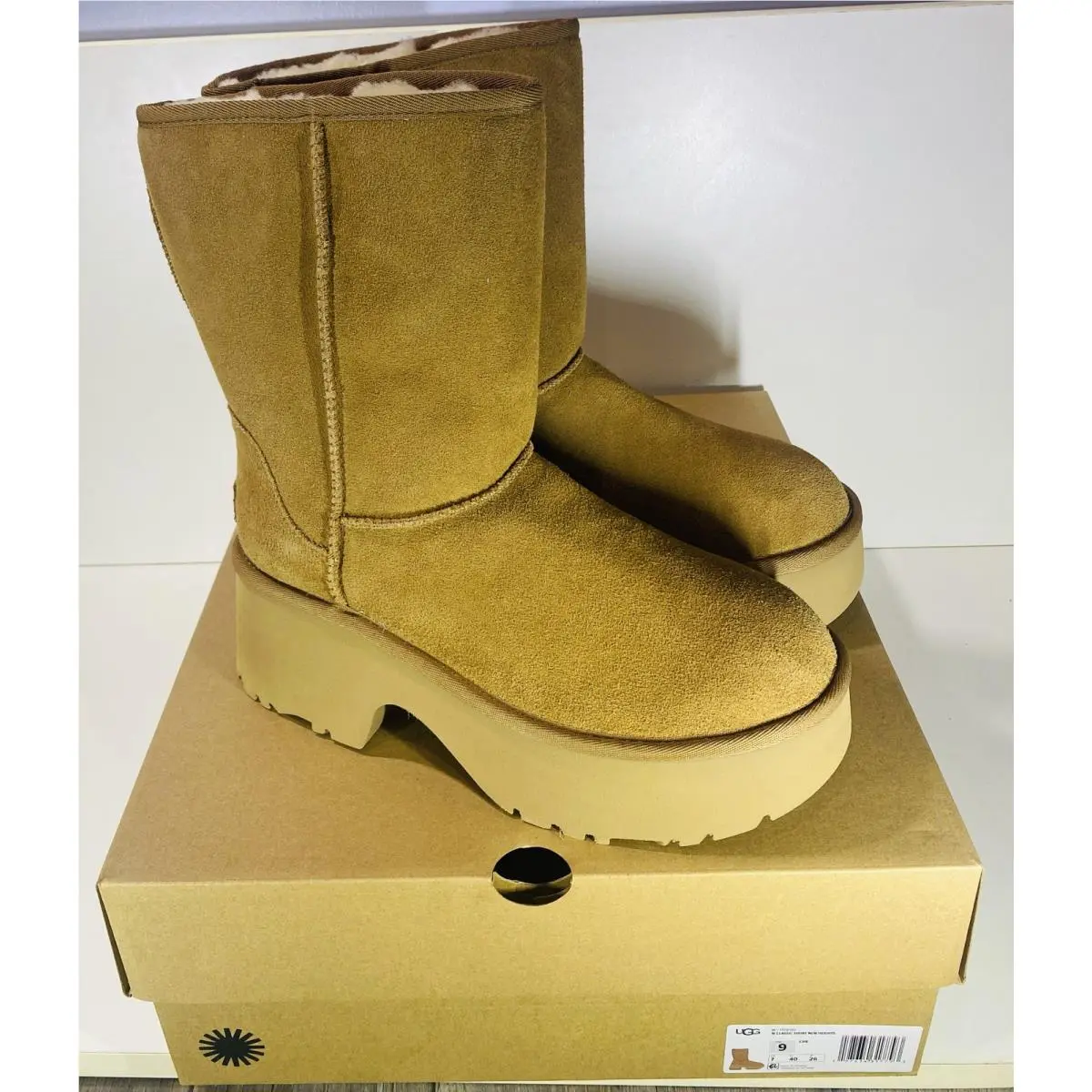 UGG shoes - Classic Short New Heights - Classic Short New Heights - Chestnut 0