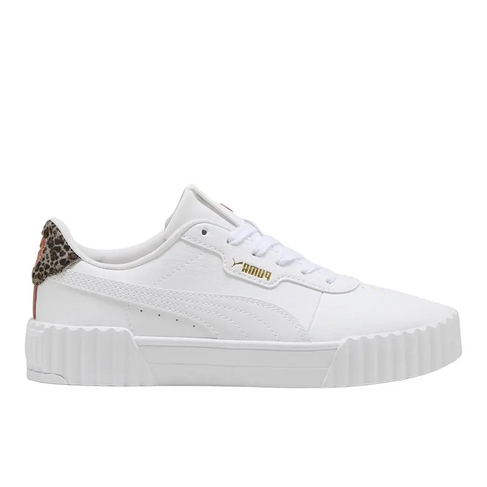Puma Carina 3.0 Animal Flair Lace Up Womens Size 6 M Sneakers Casual Shoes 4026