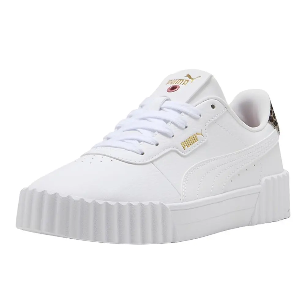 Puma shoes - PUMA Carina 3.0 Animal Flair Lace Up - 40264201 - White (UPC: 198551911705) 0