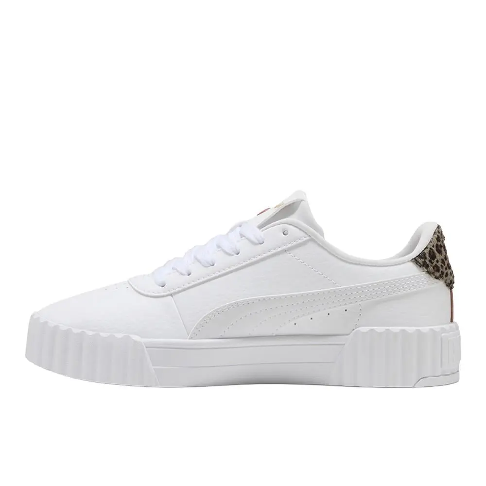 Puma shoes - PUMA Carina 3.0 Animal Flair Lace Up - 40264201 - White (UPC: 198551911705) 1