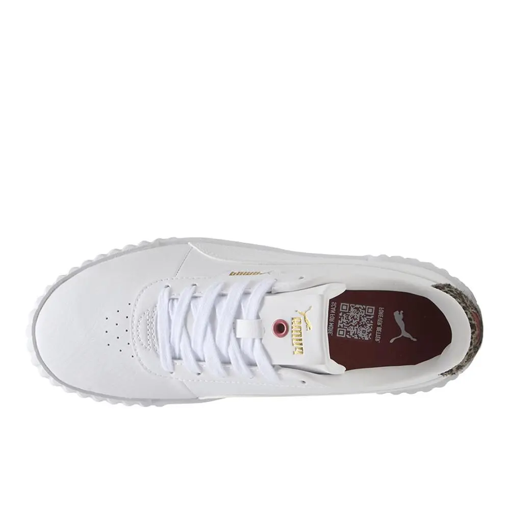 Puma shoes - PUMA Carina 3.0 Animal Flair Lace Up - 40264201 - White (UPC: 198551911705) 2