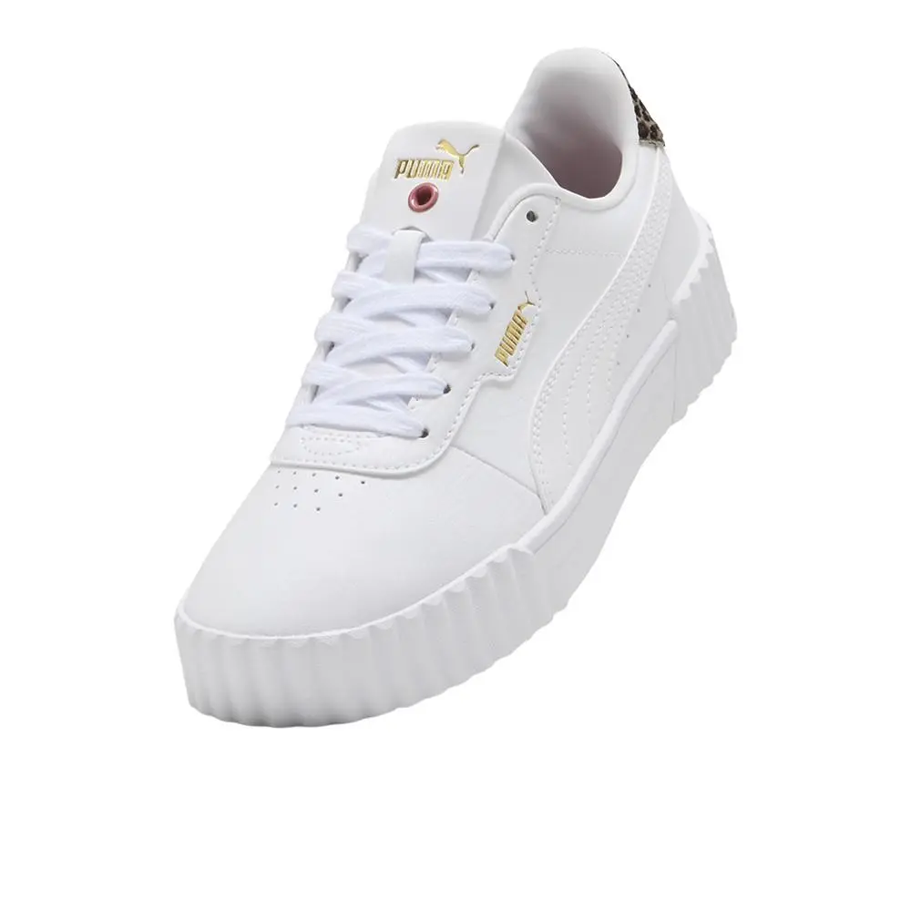 Puma shoes - PUMA Carina 3.0 Animal Flair Lace Up - 40264201 - White (UPC: 198551911705) 4