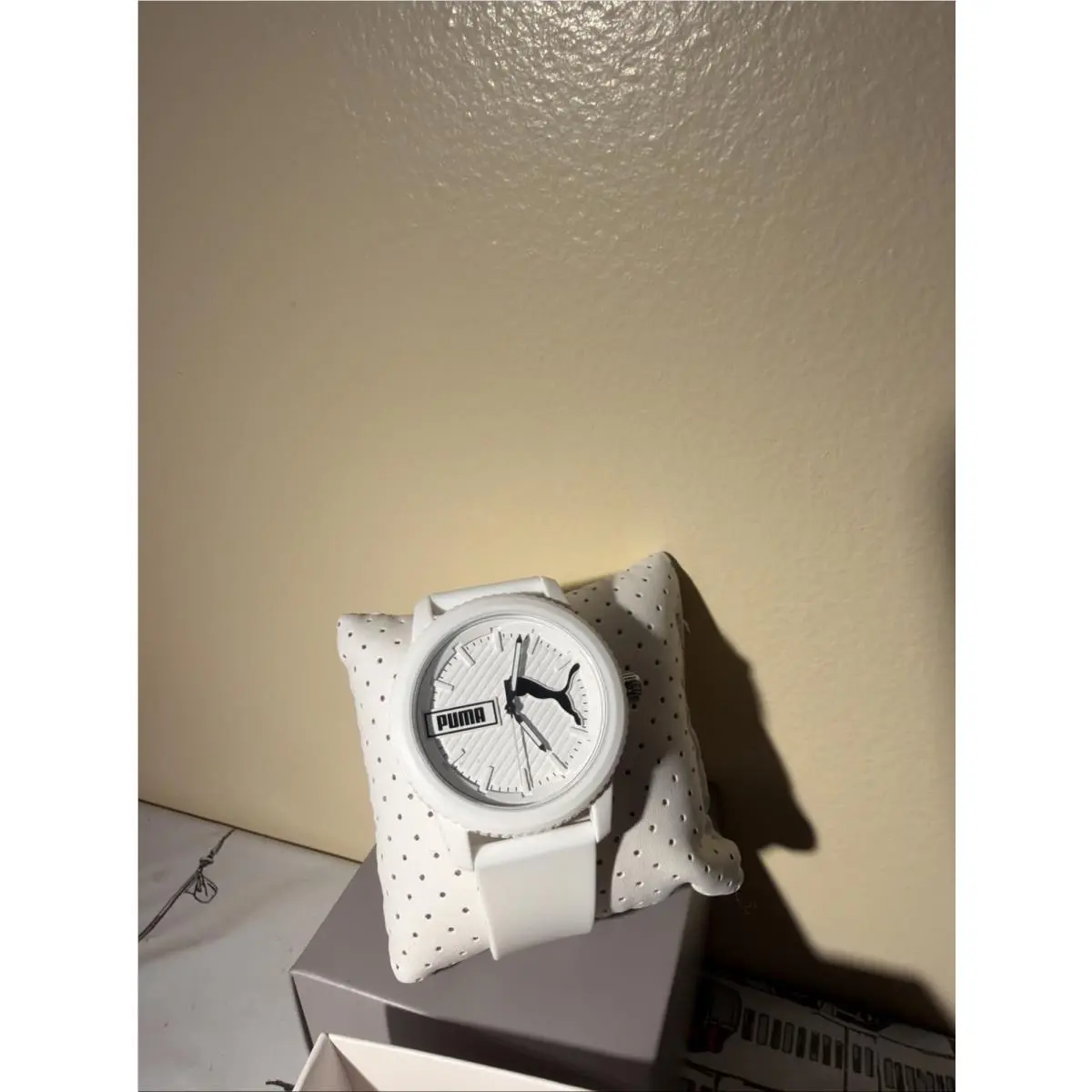 Puma Ultrafresh Watch Unisex Quartz Movement with Silicone Band White P5094